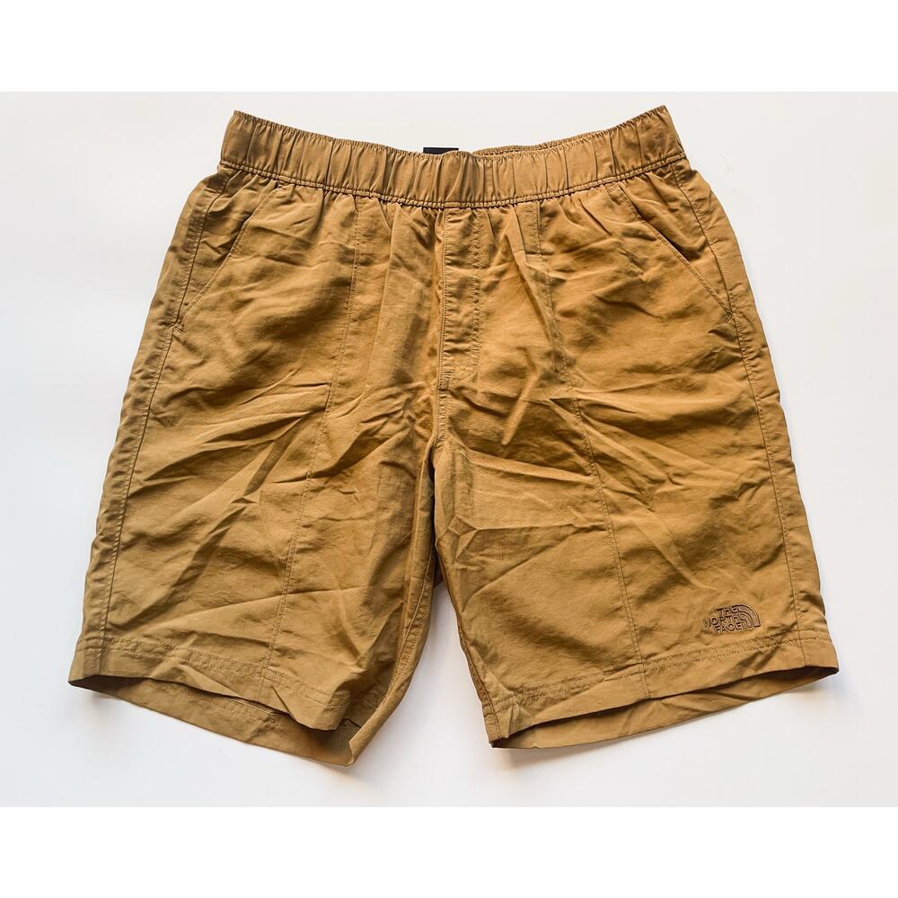 The North Face Men's Class V Pull-On Tan Swim Trunk Lined 8" Inseam Size Medium